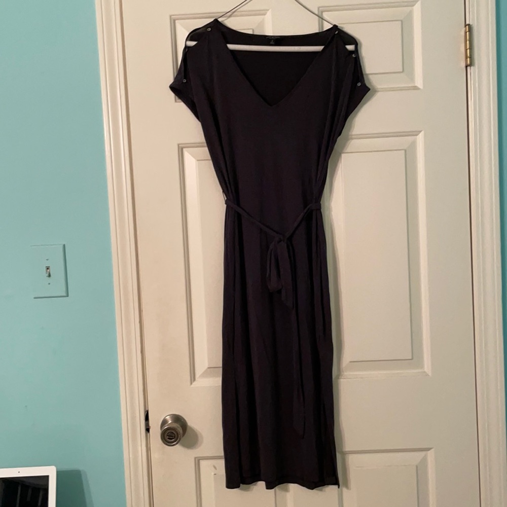 Lucky brand grey midi dress. Size S.